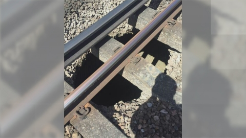 Sinkhole under rail tracks causes commuter chaos in London